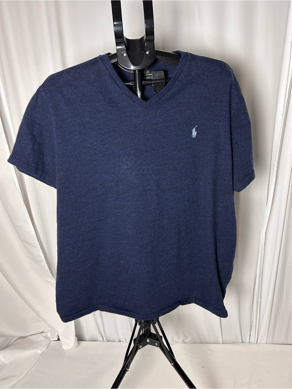 Polo by Ralph Lauren Navy Short-Sleeve V-Neck Tee